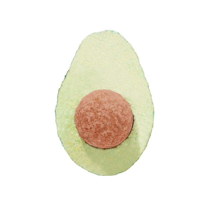 Бомбочка для ванны Beauty Fox в форме авокадо 85 гр родохрозит в форме кристалла 5 3х1 8 см