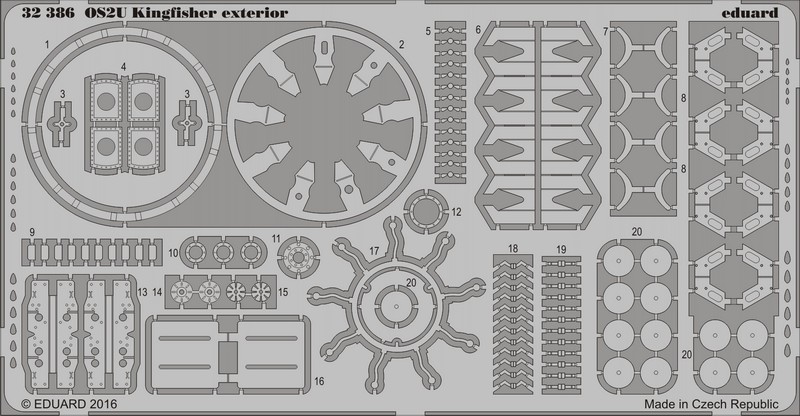 

Фототравление Eduard 32386 OS2U Kingfisher exterior