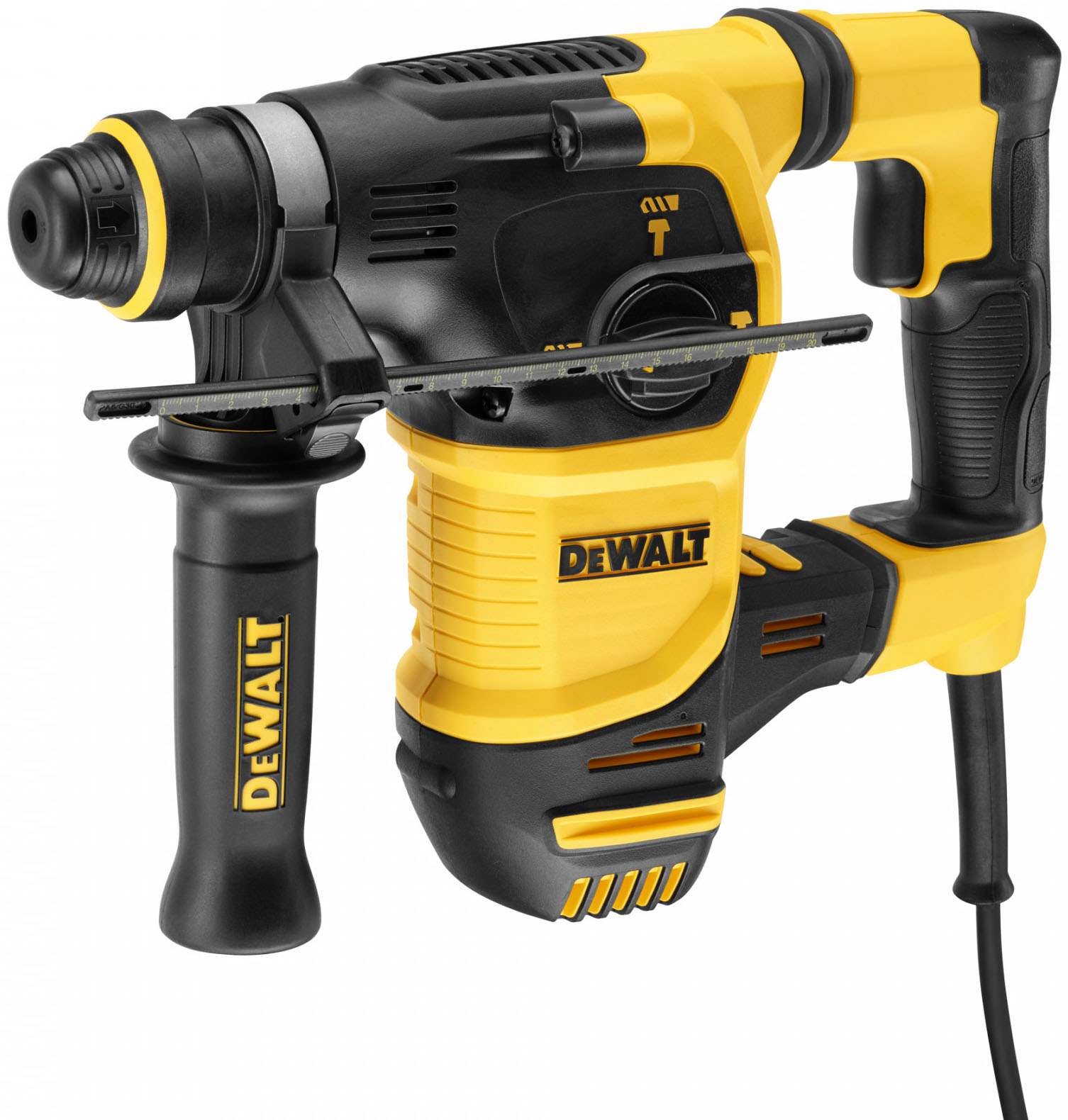 DeWalt Перфоратор DEWALT D25333K-QS  sds-plus 950Вт 3 режима 3.5 дж 0-4480 уд./мин. 0-1150