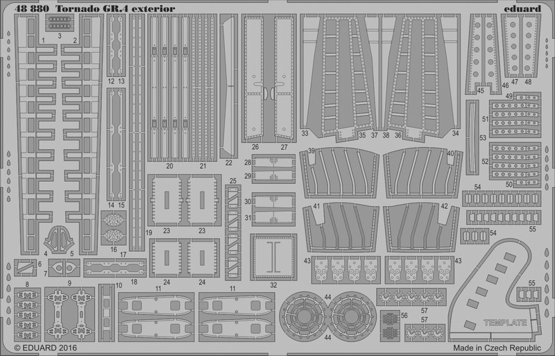 

Фототравление Eduard 48880 Tornado GR.4 экстерьер 1/48