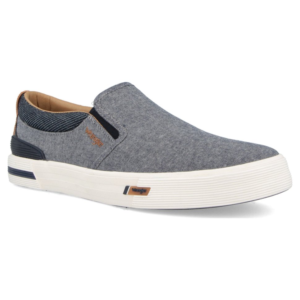 

Слипоны мужские Wrangler Valley Slip On WM31041-186 синие 41 EU, Синий, WM31041-186