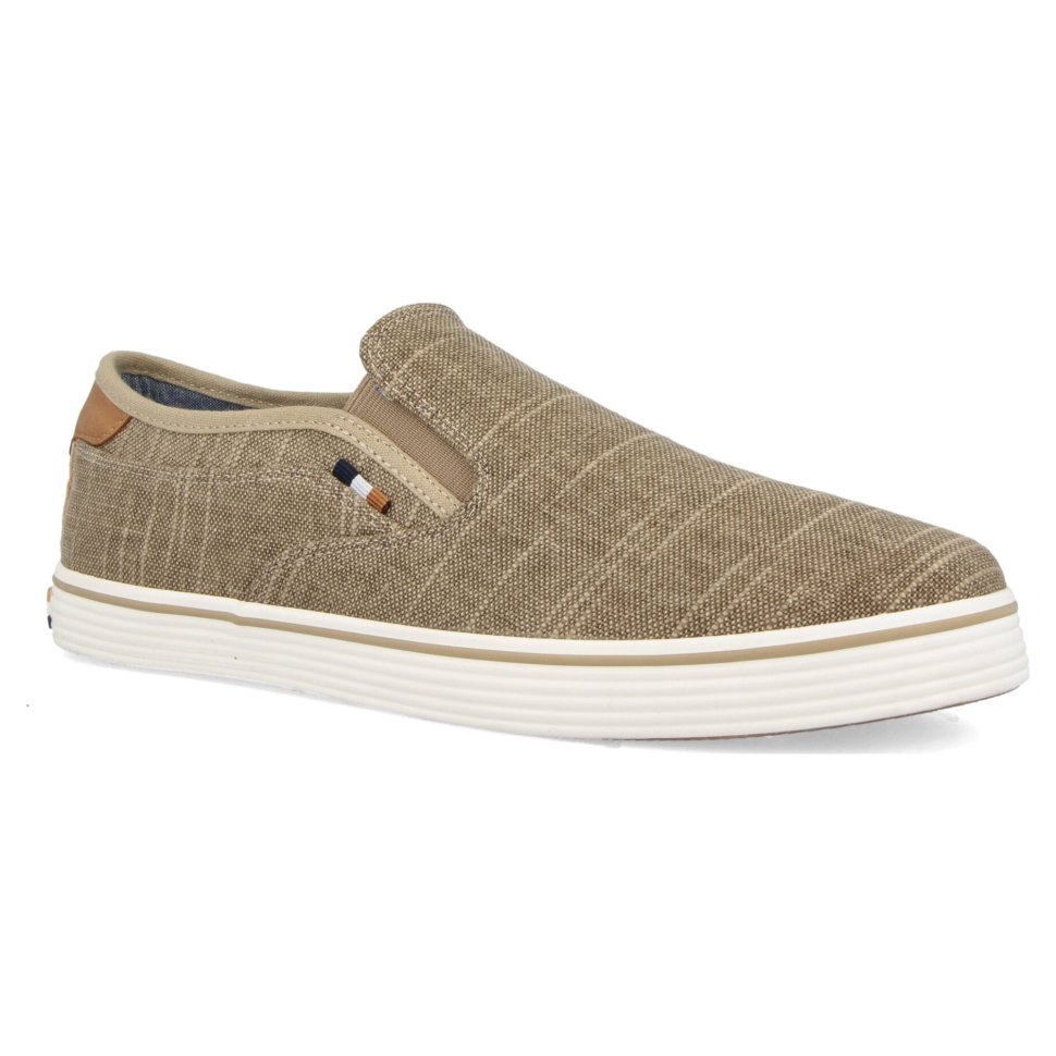 

Слипоны мужские Wrangler Calypso Slip On WM31031-025 бежевые 42 EU, Бежевый, WM31031-025