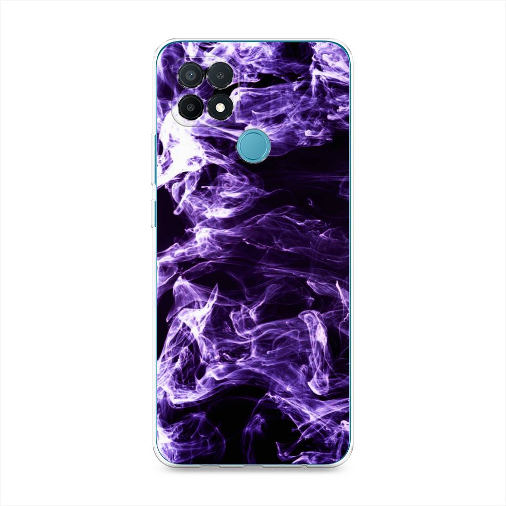 

Чехол для Oppo A15/A15s "Фиолетовый дым", Фиолетовый;белый;черный, 254750-3