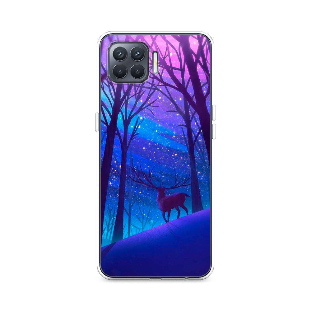 

Чехол Awog на Oppo Reno 4 Lite/A93 "Северный олень", Разноцветный, 254550-2