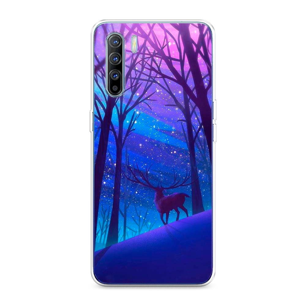 

Чехол Awog на Oppo A91/Reno 3 "Северный олень", Разноцветный, 252450-2