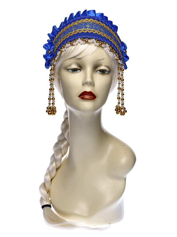 

Кокошник "Инна" (Цв: Синий-Золотой )