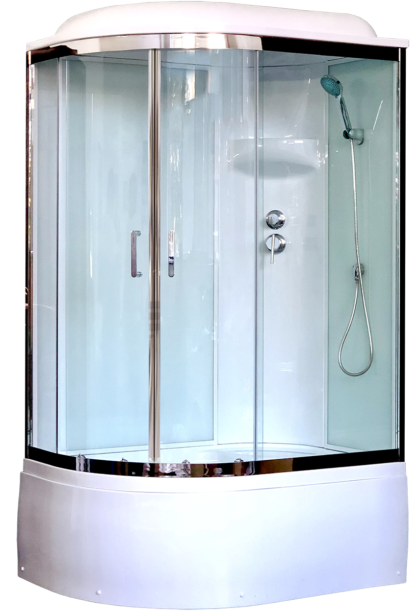 

Душевая кабина Royal Bath RB 8120BK6-WT-CH (белое/прозрачное) правая