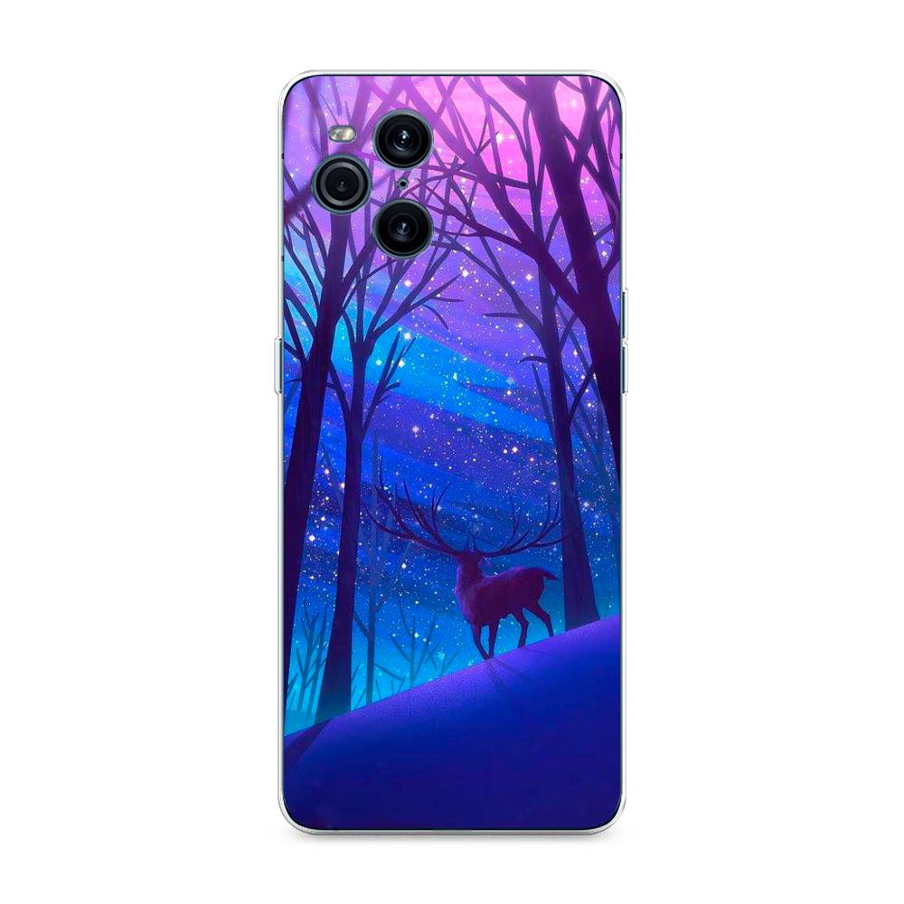 

Чехол Awog на Oppo Find X3 Pro "Северный олень", Разноцветный, 255750-2
