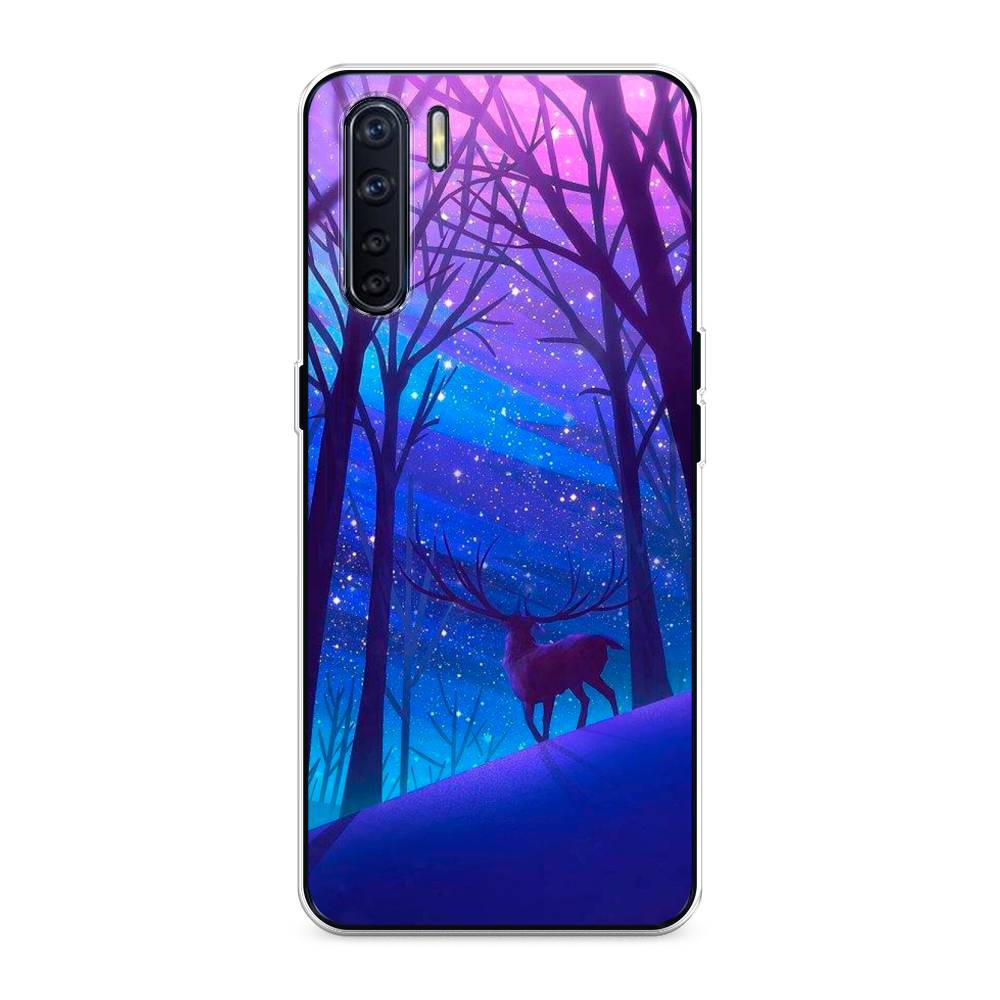 

Чехол Awog на Oppo A91/Reno 3 "Северный олень", Разноцветный, 254250-2
