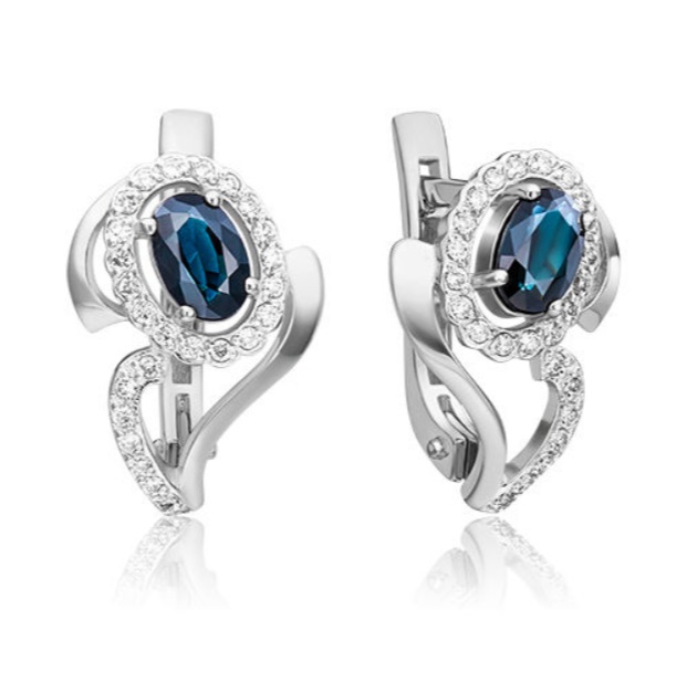 

Серьги из белого золота с бриллиантом PLATINA jewelry 02-0166-00-105-1120-30, 02-0166-00-105-1120-30