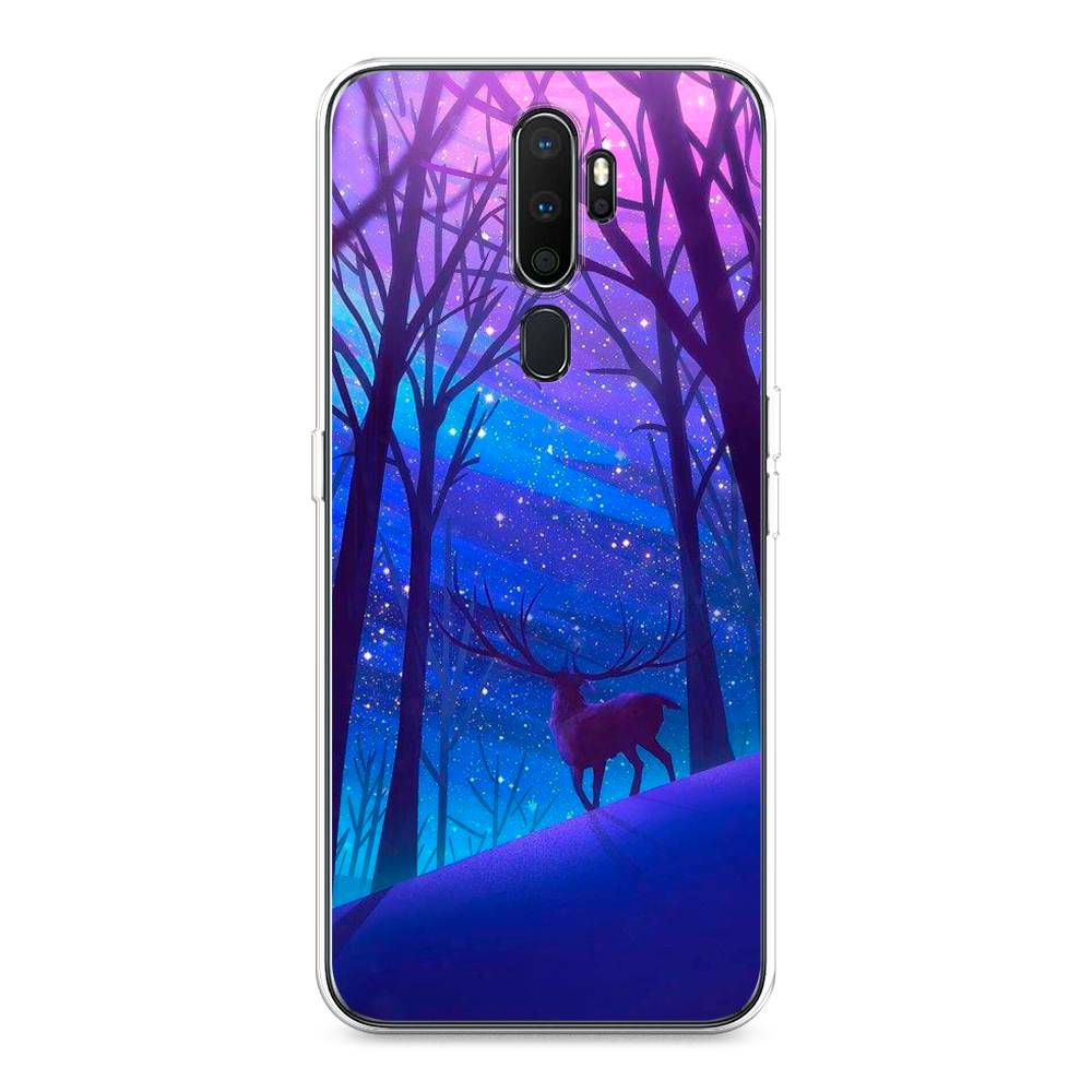 

Чехол Awog на Oppo A5/A9 2020 "Северный олень", Разноцветный, 251950-2