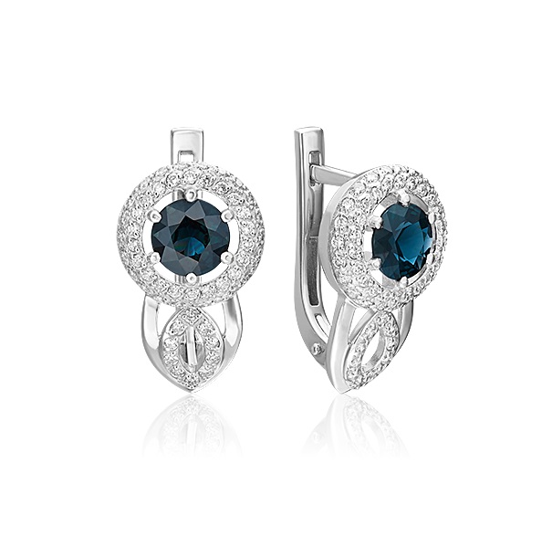 

Серьги из белого золота с бриллиантом PLATINA jewelry 02-0155-00-105-1120-30, 02-0155-00-105-1120-30