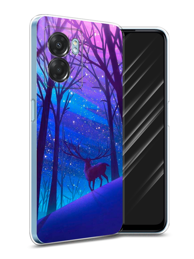 

Чехол Awog на Oppo A57 5G/A56s/OnePlus Nord N300 5G "Северный олень", Разноцветный, 2510250-2