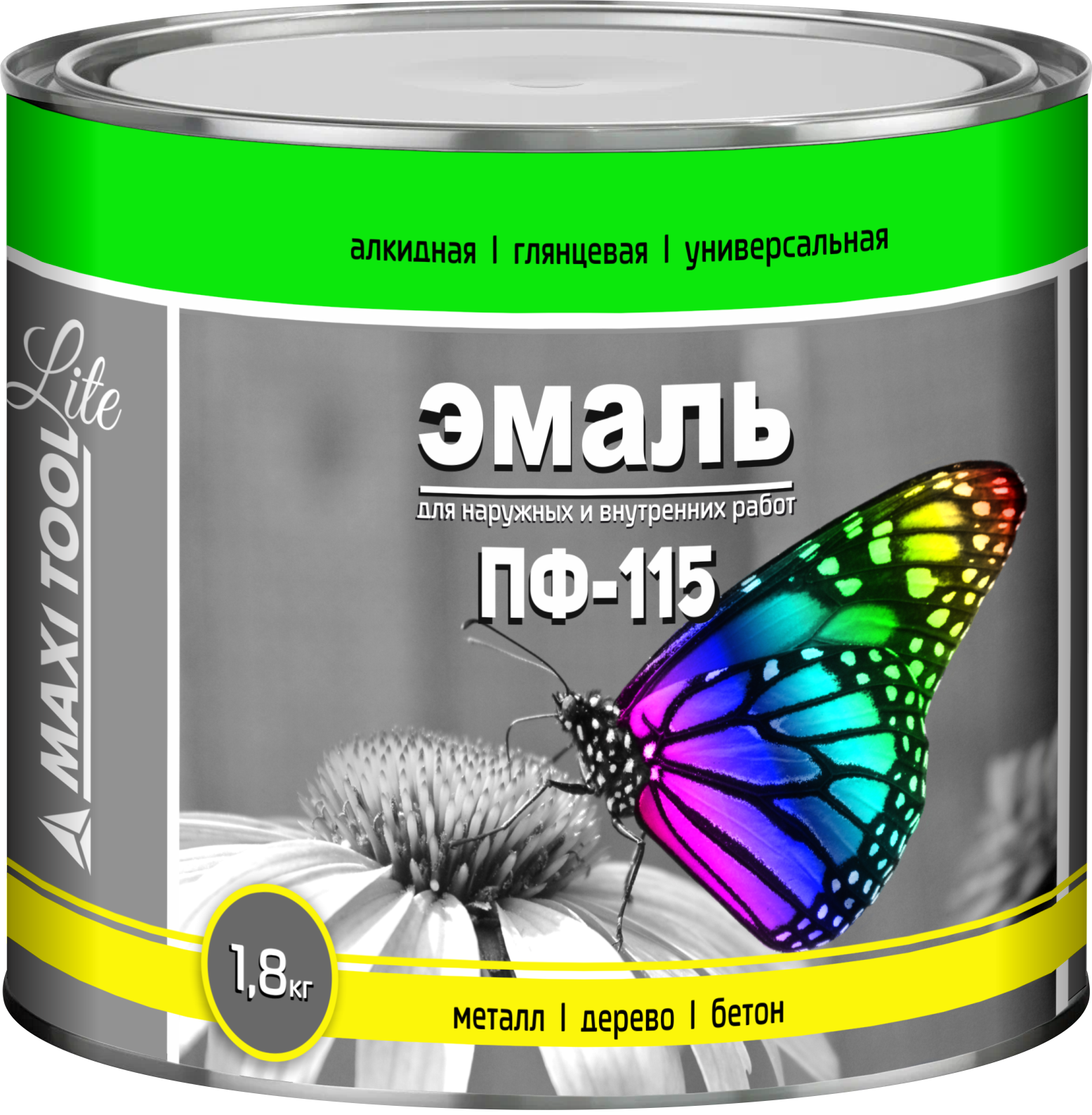 фото Эмаль maxitool пф 115 1.8кг 44368