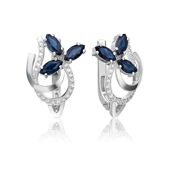 

Серьги из белого золота с бриллиантом PLATINA jewelry 02-0141-00-105-1120-30, 02-0141-00-105-1120-30
