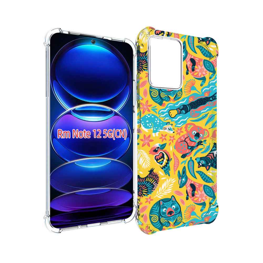 

Чехол Mypads Seamless-Pattern Для Xiaomi Redmi Note 12, Прозрачный, Tocco