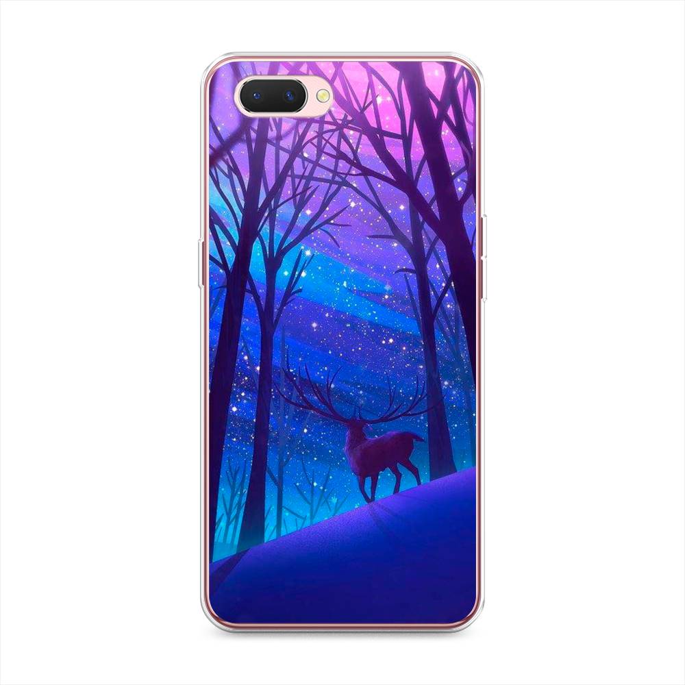 

Чехол Awog на Oppo A3s "Северный олень", Разноцветный, 252050-2
