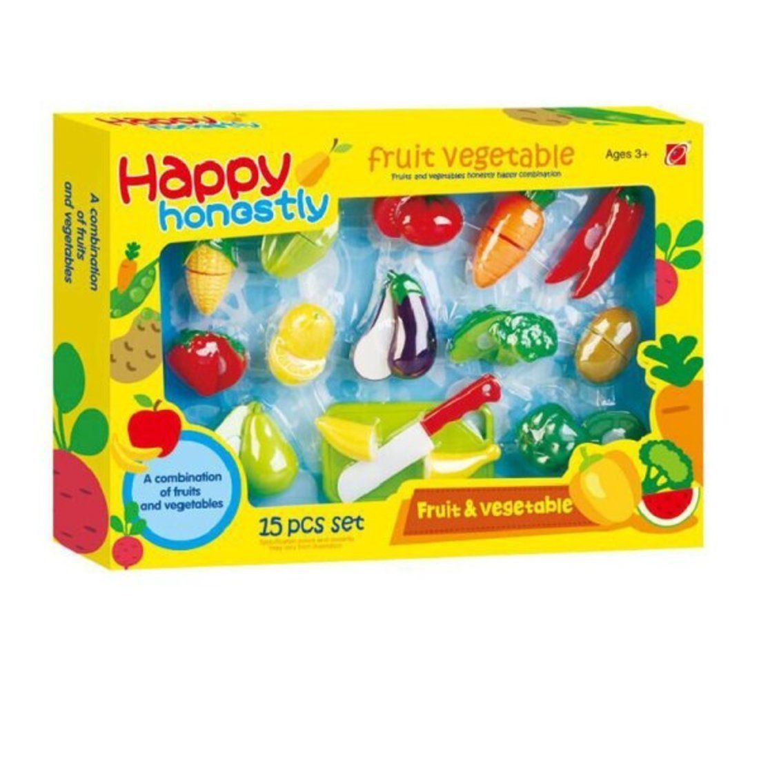 

Игр. наб. Продукты, в компл. предм. 15шт., кор., Разноцветный