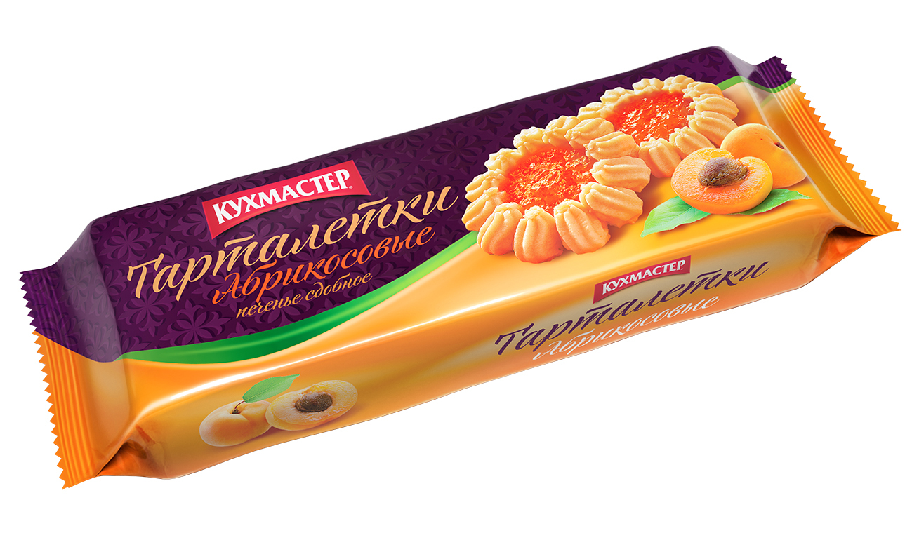 Печенье абрикосовые Кухмастер тарталетки 240 г
