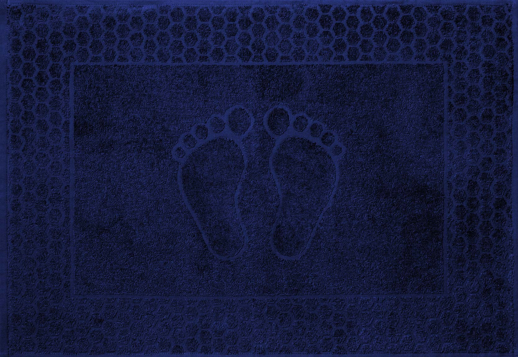 Полотенце махровое «Ножки темно-синий» 50х70