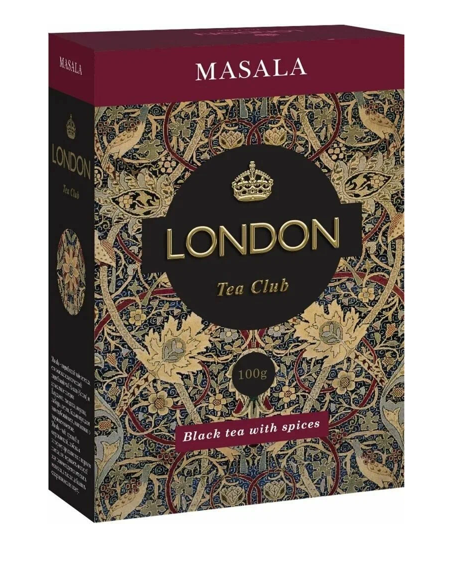 Чай черный London Tea Club со специями Masalа, 100 г