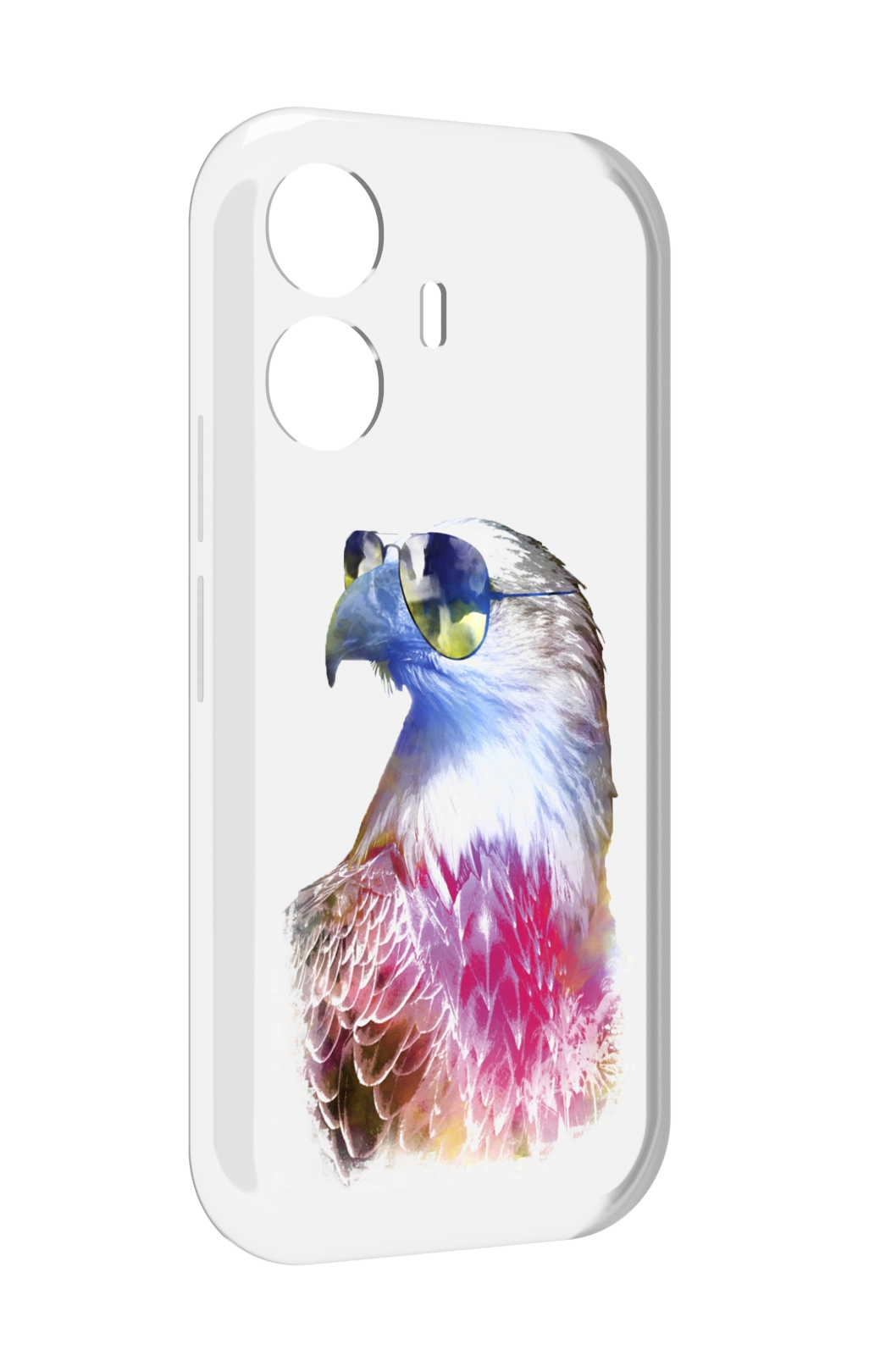 

Чехол MyPads Орел в очках для Vivo Y77E / Vivo iQOO Z6 Lite, Прозрачный, Tocco
