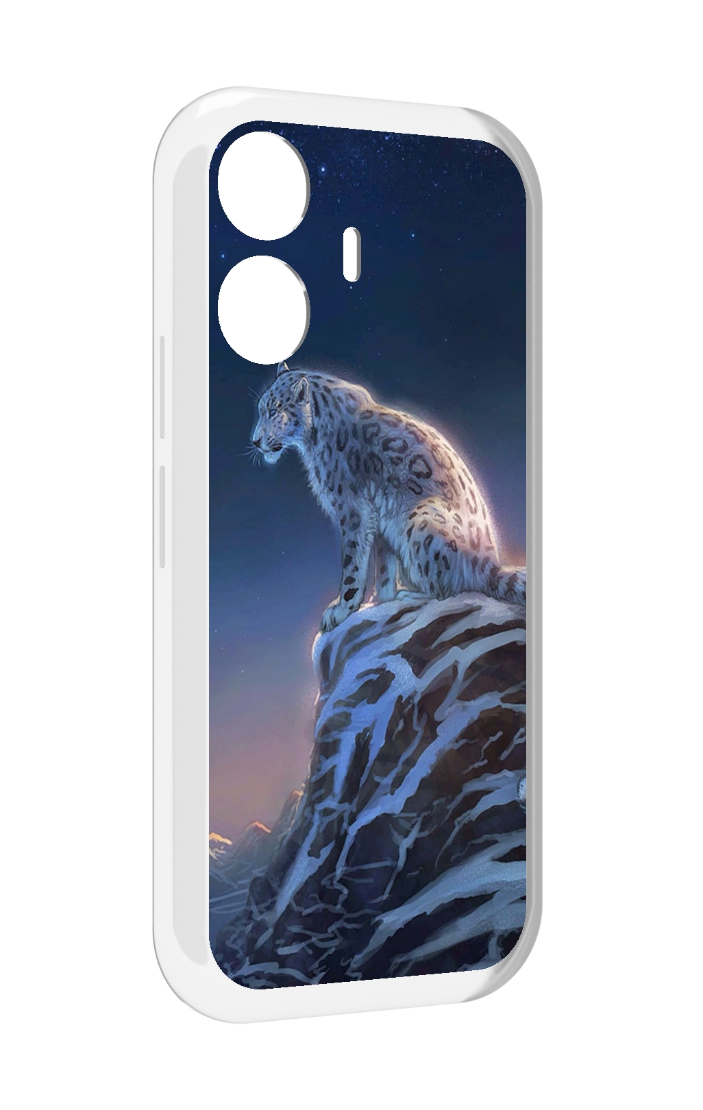 

Чехол MyPads Одинокий-Барс для Vivo Y77E / Vivo iQOO Z6 Lite, Прозрачный, Tocco