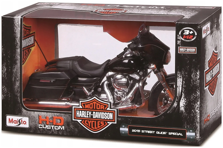 Мотоцикл Maisto Harley Davidson Street Glid 1:12, 20 см 32320 maisto 1 18 harley davidson 2013 xl 1200v seventy two die cast vehicles collectible hobbies motorcycle model toys