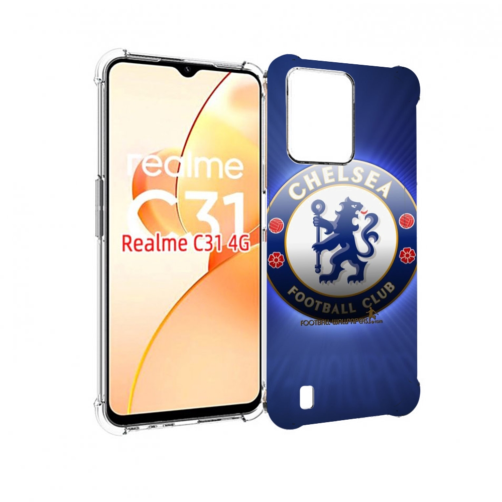

Чехол MyPads фк челси лондон мужской для OPPO Realme C31, Прозрачный, Tocco