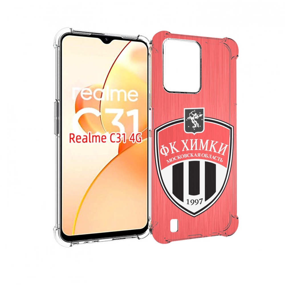 

Чехол MyPads фк химки московская обл для OPPO Realme C31, Прозрачный, Tocco