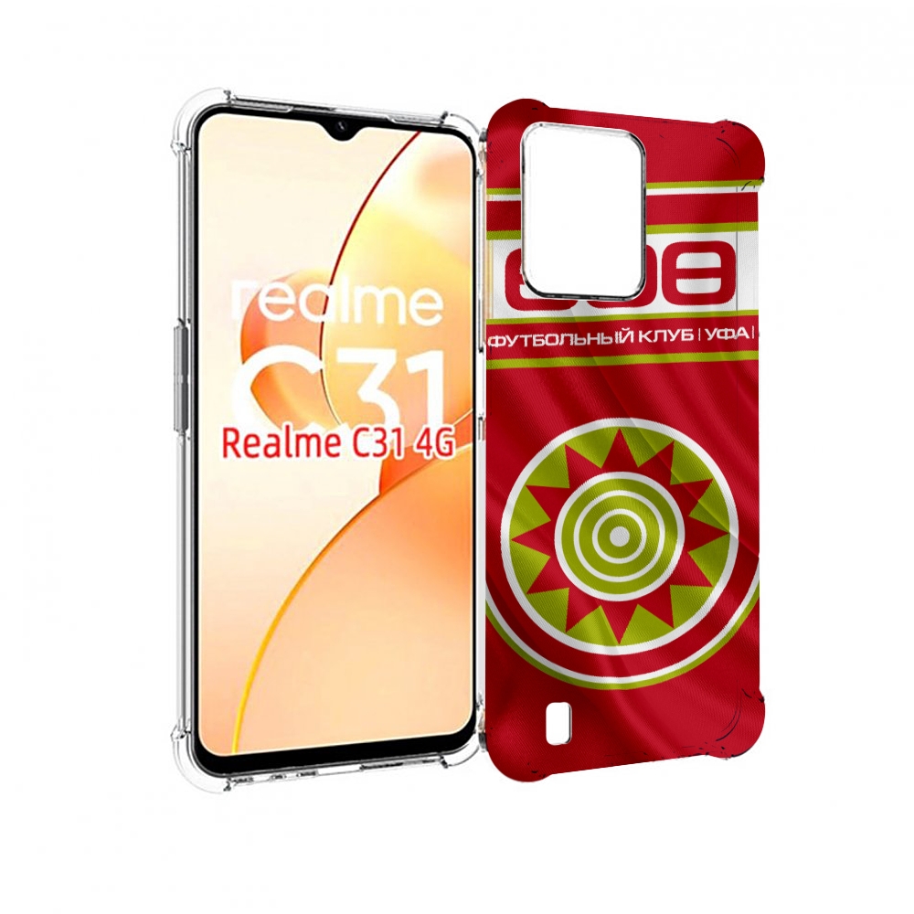 

Чехол MyPads фк уфа для OPPO Realme C31, Прозрачный, Tocco