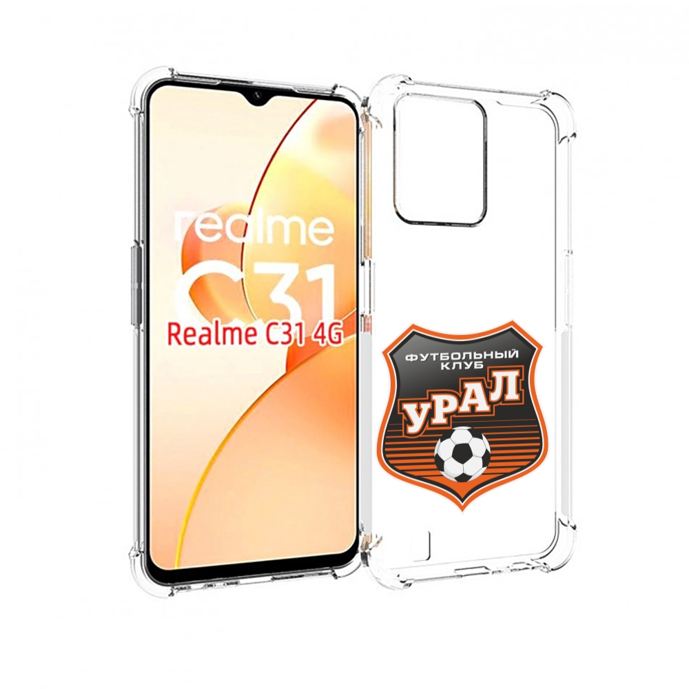 

Чехол MyPads фк урал мужской для OPPO Realme C31, Прозрачный, Tocco
