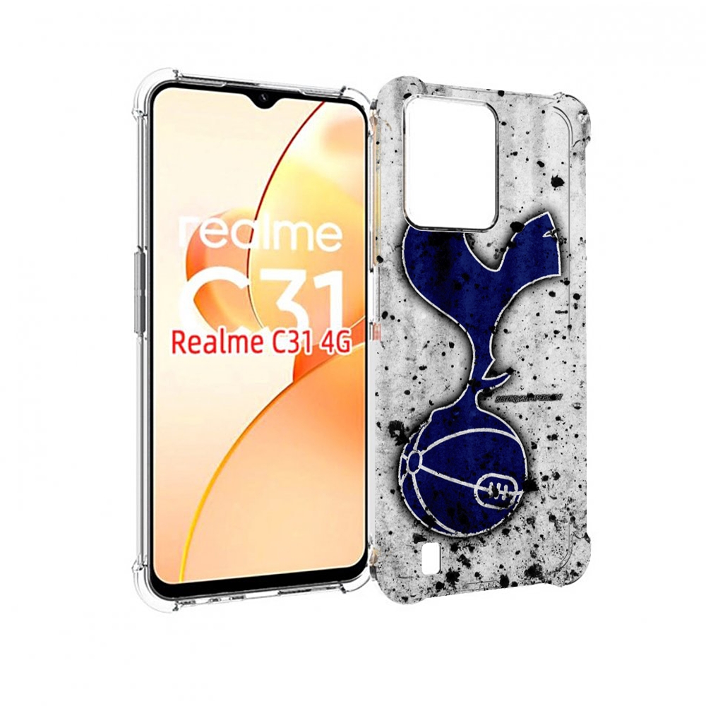 

Чехол MyPads фк тоттенхэм лондон для OPPO Realme C31, Прозрачный, Tocco