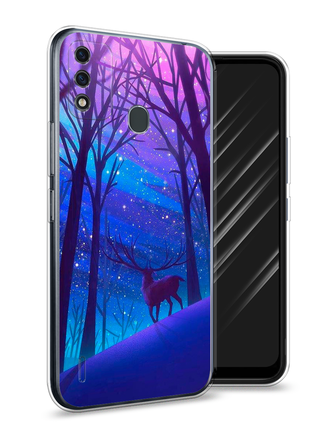 

Чехол Awog на Itel A48 "Северный олень", Разноцветный, 3200150-2