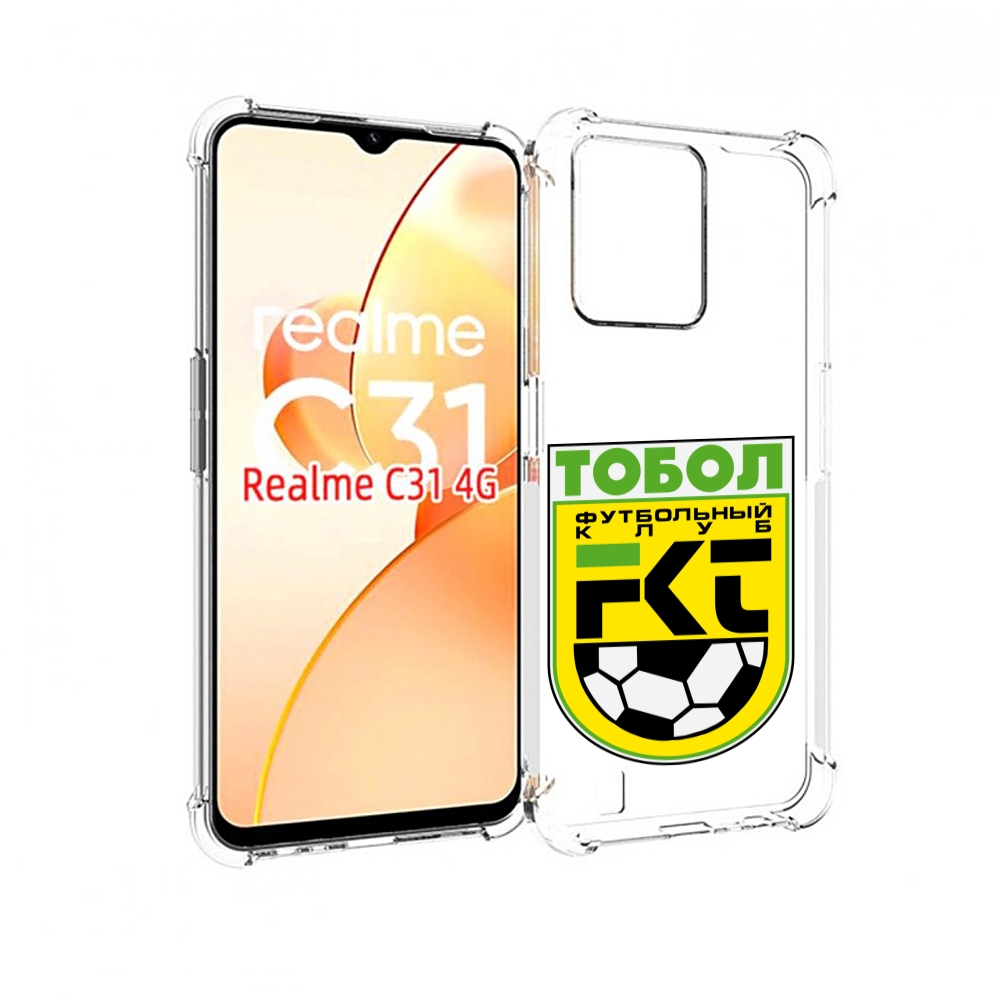 

Чехол MyPads фк тобол мужской для OPPO Realme C31, Прозрачный, Tocco