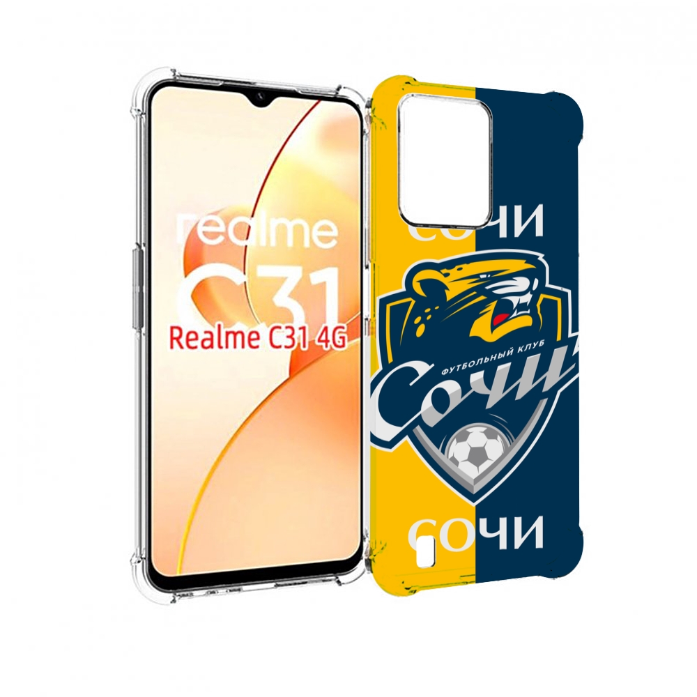 

Чехол MyPads фк сочи для OPPO Realme C31, Прозрачный, Tocco