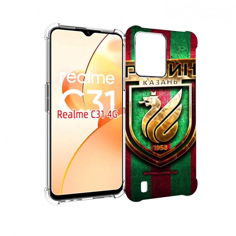 

Чехол MyPads фк рубин казань для OPPO Realme C31, Прозрачный, Tocco