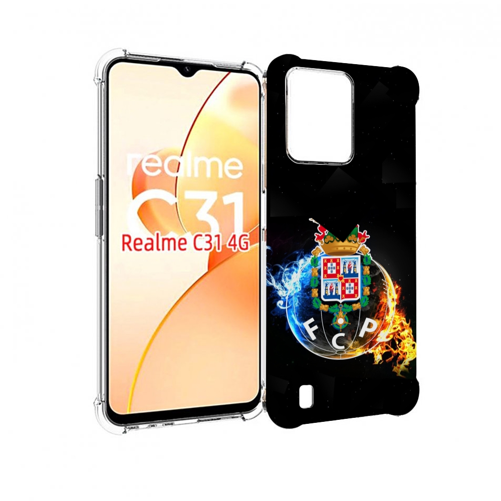 

Чехол MyPads фк порту для OPPO Realme C31, Прозрачный, Tocco