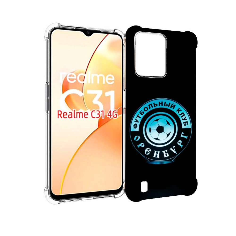 

Чехол MyPads фк оренбург для OPPO Realme C31, Прозрачный, Tocco