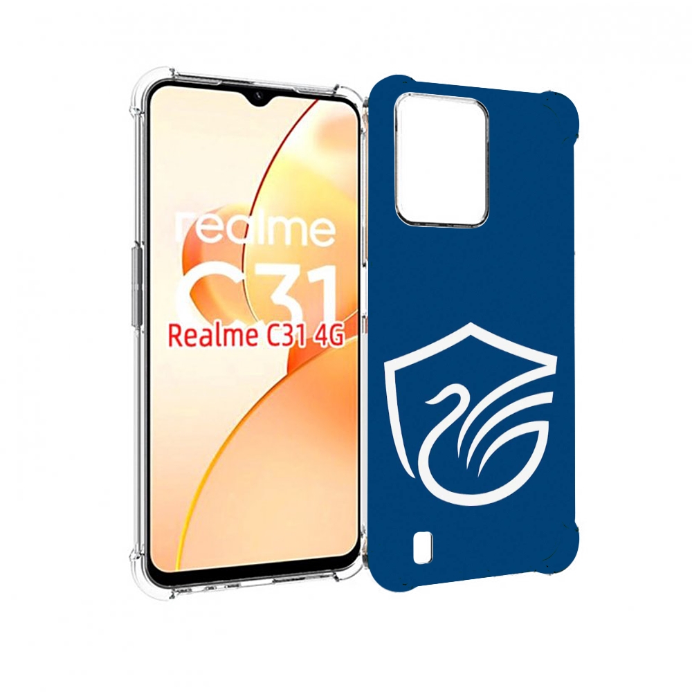 

Чехол MyPads фк олимп долгопрудныи мужской для OPPO Realme C31, Прозрачный, Tocco