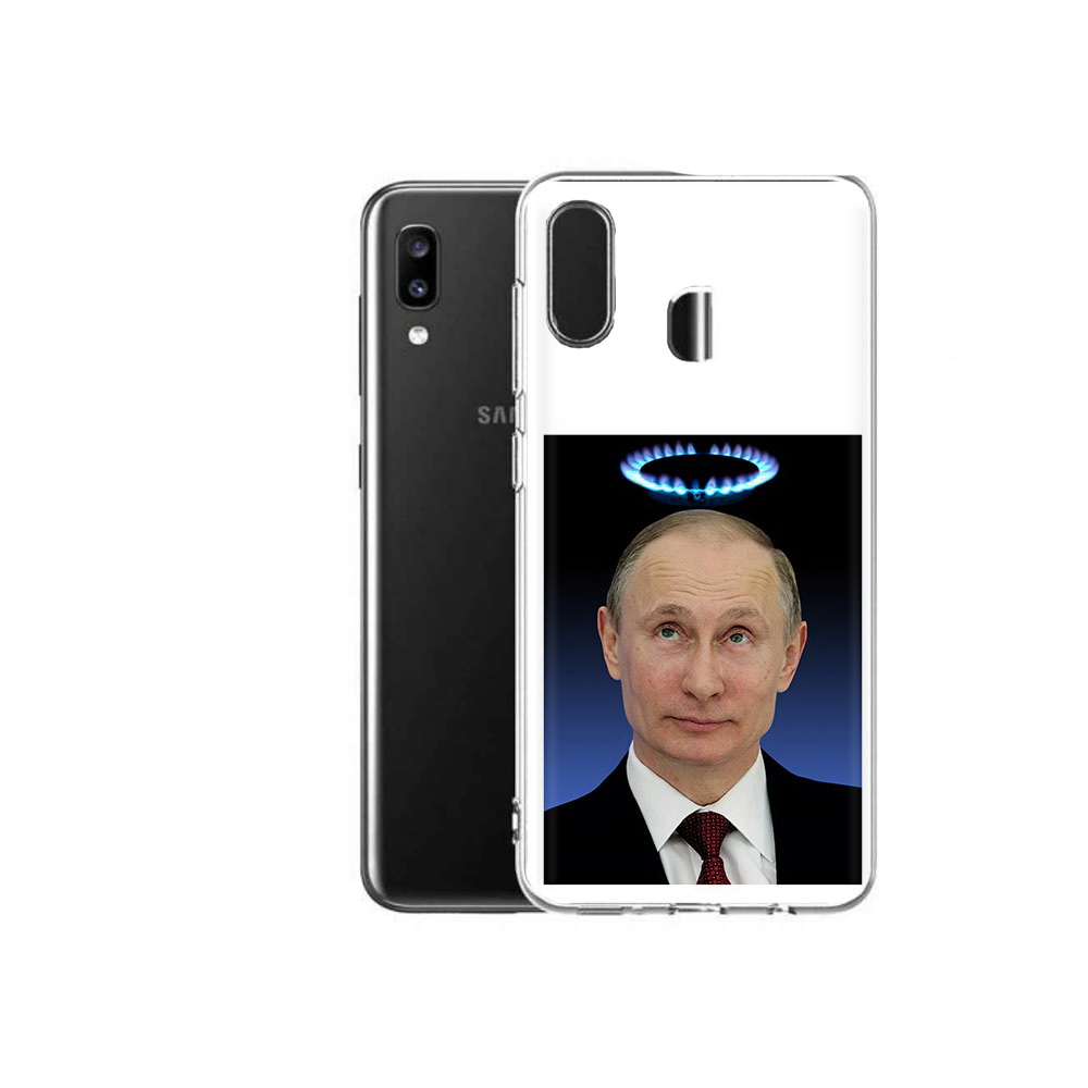 

Чехол MyPads Tocco для Samsung Galaxy A20 святой газ, Прозрачный, Tocco