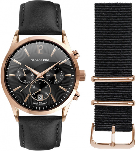 фото Наручные часы мужские george kini gk.12.3.2r.16 черные