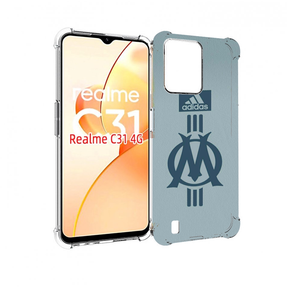 

Чехол MyPads фк марсель для OPPO Realme C31, Прозрачный, Tocco