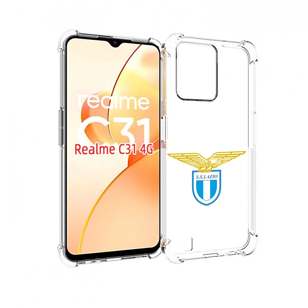 

Чехол MyPads фк лацио для OPPO Realme C31, Прозрачный, Tocco