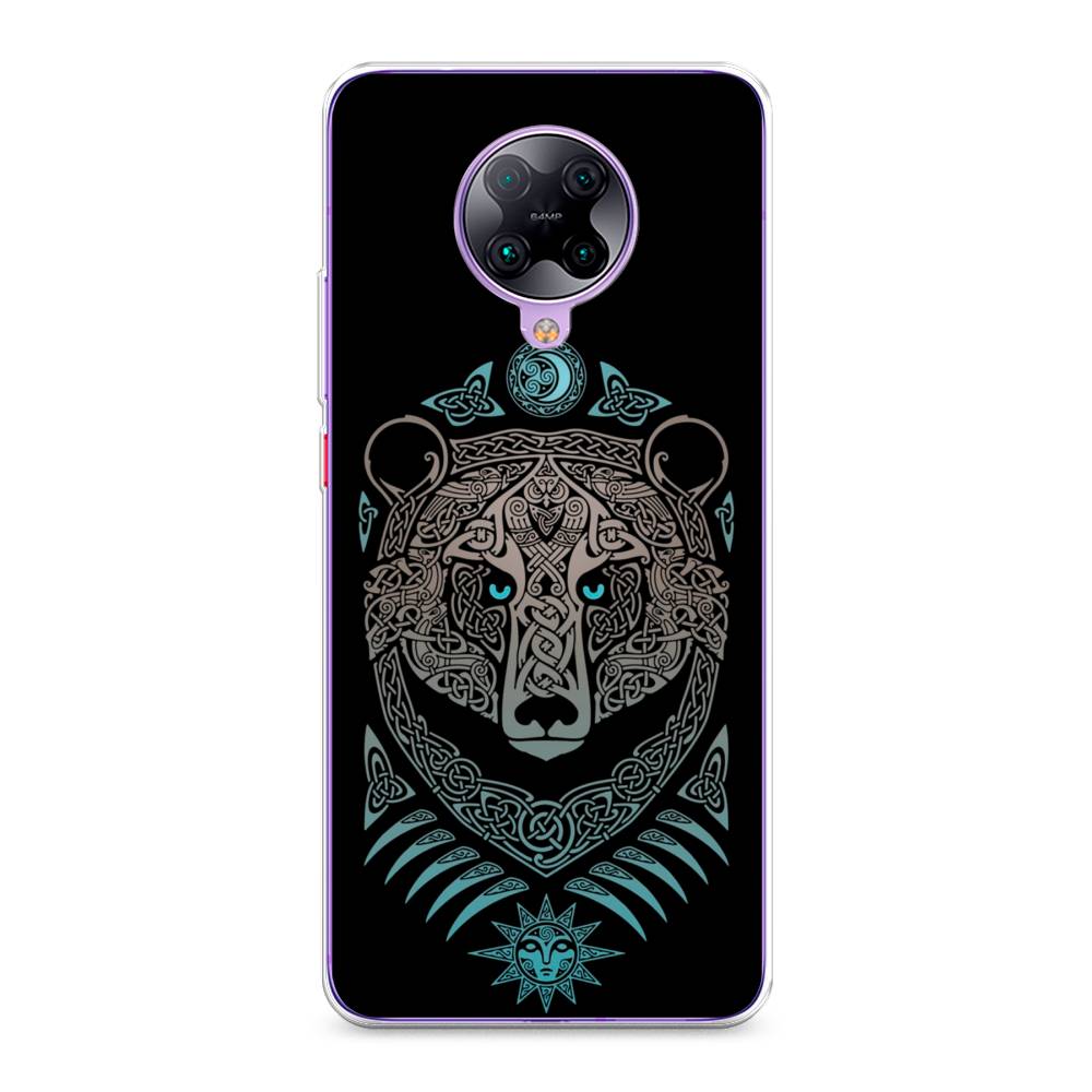 

Чехол Awog на Poco F2 Pro/Redmi K30 Pro "Кельтский медведь", Разноцветный, 37050-2