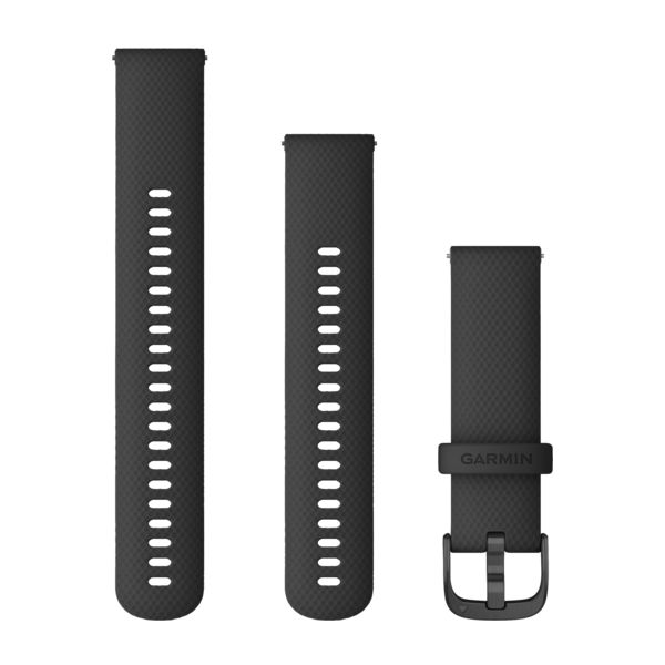 

Ремешок Garmin Quick Release 22 мм (силиконовый) черный с черной застежкой
