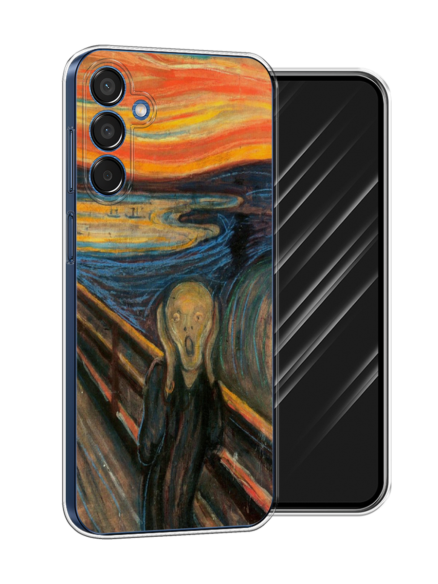 

Чехол Awog на Samsung Galaxy M15 5G "Крик", Оранжевый;синий;серый, 2109550-1