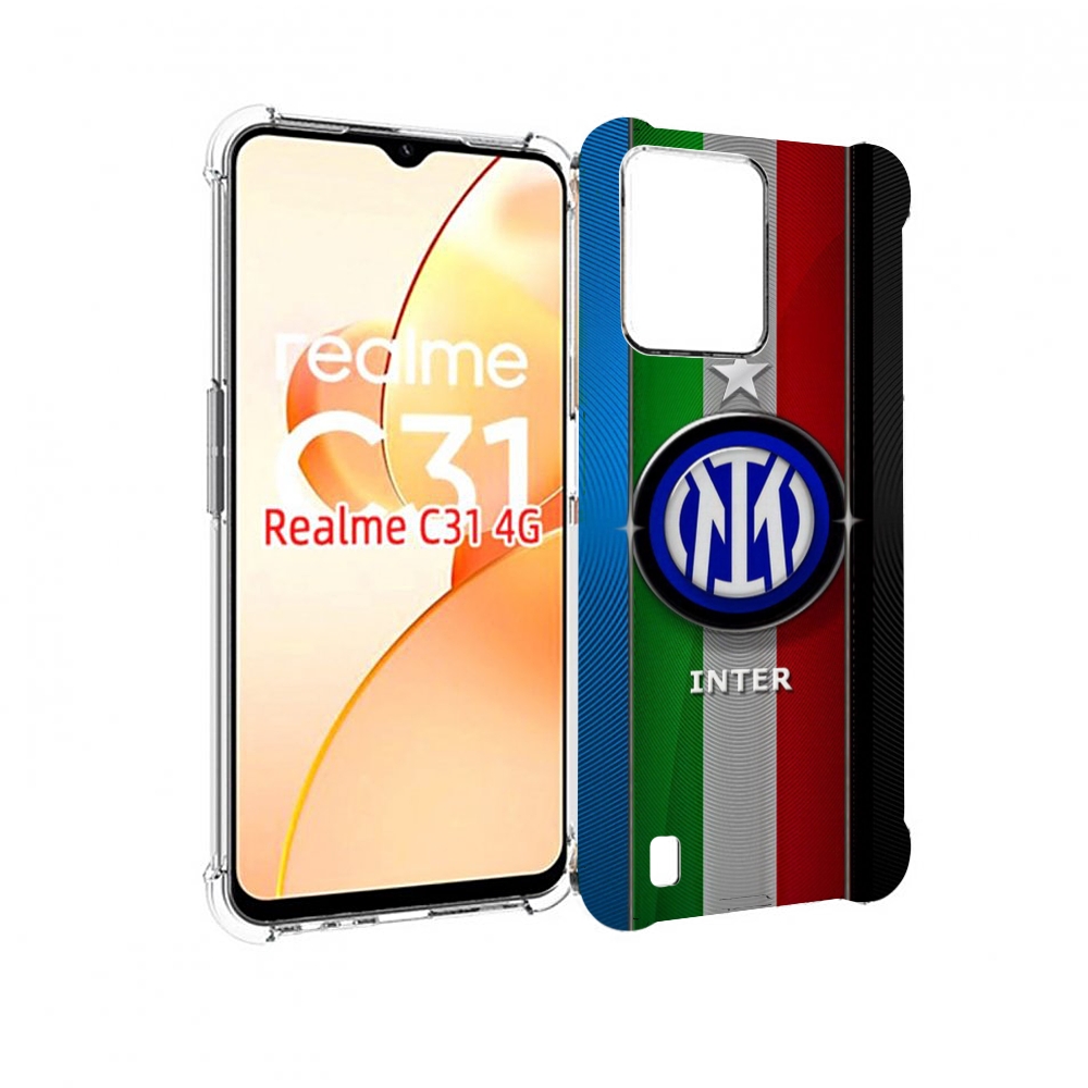 

Чехол MyPads фк интер милан для OPPO Realme C31, Прозрачный, Tocco