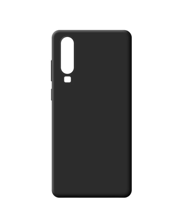 

Силиконовый чехол BoraSCO для Huawei P 30 (матовый) черный