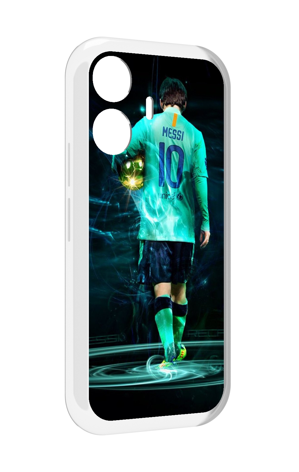 

Чехол MyPads Месси мужской для Vivo Y77E / Vivo iQOO Z6 Lite, Прозрачный, Tocco